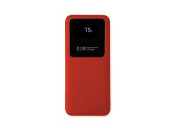 Внешний аккумулятор Kris soft touch, 10000mAh (Красный)