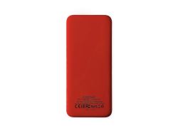 Внешний аккумулятор Kris soft touch, 10000mAh (Красный)