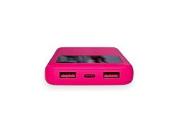 Внешний аккумулятор Kris soft touch, 10000mAh (Розовый)