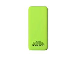 Внешний аккумулятор Kris soft touch, 10000mAh (Светло-зелёный)