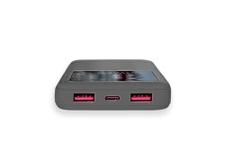 Внешний аккумулятор Kris soft touch, 10000mAh (Серый)