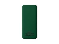 Внешний аккумулятор Kris soft touch, 10000mAh (Тёмно-зелёный)