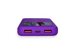 Внешний аккумулятор Kris soft touch, 10000mAh (Фиолетовый)