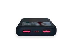 Внешний аккумулятор Kris soft touch, 10000mAh (Чёрный)