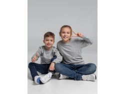 Свитшот детский Toima Kids, серый меланж
