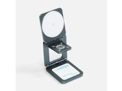 Складная станция беспроводной зарядки Plat Form, серая