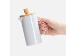Френч-пресс Ceramero, белый