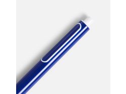 Ручка шариковая Outliner, синяя с белым