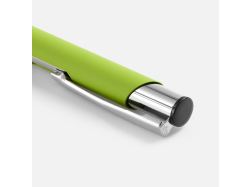 Ручка шариковая Keskus Soft Touch, зеленое яблоко