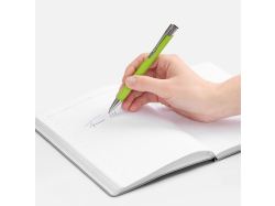 Ручка шариковая Keskus Soft Touch, зеленое яблоко