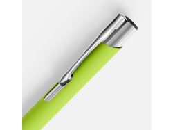Ручка шариковая Keskus Soft Touch, зеленое яблоко