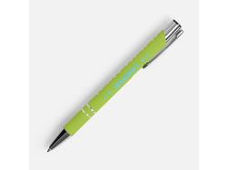 Ручка шариковая Keskus Soft Touch, зеленое яблоко