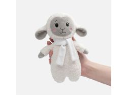 Мягкая игрушка Beastie Toys, овечка с белым шарфом