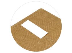 Ежедневник-органайзер Twill, недатированный, коричневый