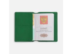 Обложка для паспорта Detalli, зеленая