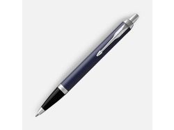 Ручка шариковая Parker IM Core Matte Blue CT, темно-синяя с черным