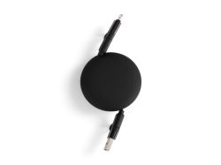 Складной кабель с переходниками pocketCoil, черный
