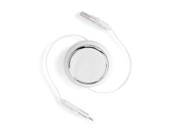 Складной кабель с переходниками pocketCoil, белый