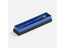 Ручка шариковая Keskus Soft Touch в футляре, синяя