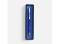 Ручка шариковая Keskus Soft Touch в футляре, синяя