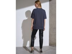 Футболка Oversize Premium, темно-серая (антрацит)