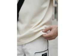 Футболка Oversize Premium 210, молочно-белая