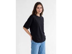 Футболка Oversize Premium 210, черная