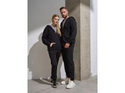 Худи на молнии Premium, черное