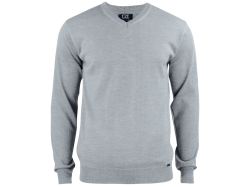 Everett V-Neck (grey melange)