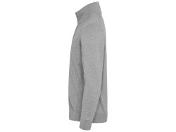 Oakville Half Zip Sweater (grey melange)