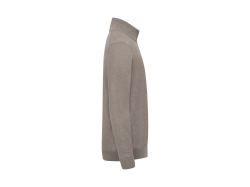 Oakville Half Zip Sweater (nougat melange)