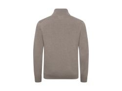 Oakville Half Zip Sweater (nougat melange)