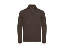 Oakville Half Zip Sweater (dark mocca)