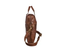 Leather Line Briefcase (cognac)