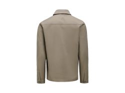 Modern Zip Overshirt (walnut)