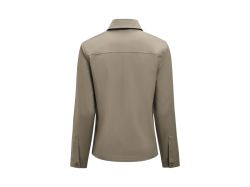 Modern Zip Overshirt Woman (walnut)