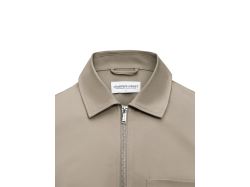 Modern Zip Overshirt Woman (walnut)