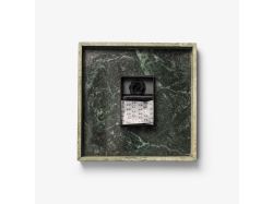 Solid Hankie & Lapel Pin (black)