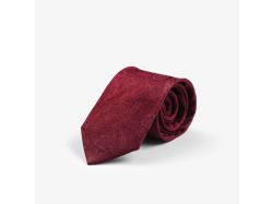 Solid Paisley Tie (wine)