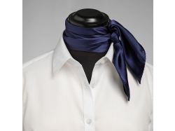 Solid Scarf Woman (navy)