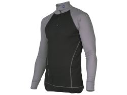 3103 Undershirt With Polo Neck (black)