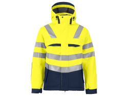 6422 Padded Jacket En Iso 20471 Class 3 (yellow/ navy)