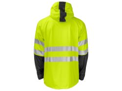 6431 Rainjacket Short En Iso 20471 (yellow/ black)