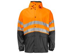 6431 Rainjacket Short En Iso 20471 (orange)