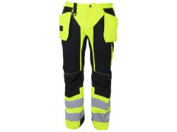 6513 Waistpant En Iso 20471 (yellow/ black)