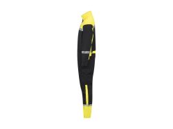 7601 Coverall (black/ yellow)
