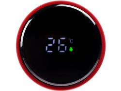 Смарт-бутылка с заменяемой батарейкой Long Therm Soft Touch, красная, без пакета