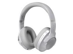 Беспроводные накладные наушники Stereo Ultra ANC, BT 5.4, ANC/ENC, 500мАч, серебристый, Deppa