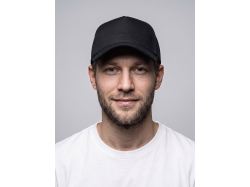 Бейсболка Basic с сеткой, черная