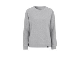 F. Terry Crew Neck Woman (grey melange)